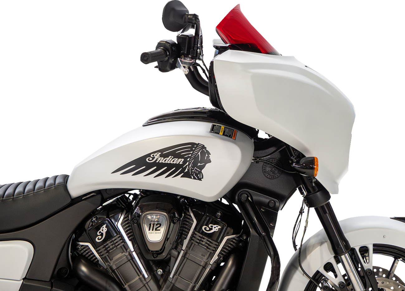 Windshield - 9" - Red - Chieftain PowerPlus/Roadmaster PowerPlus
