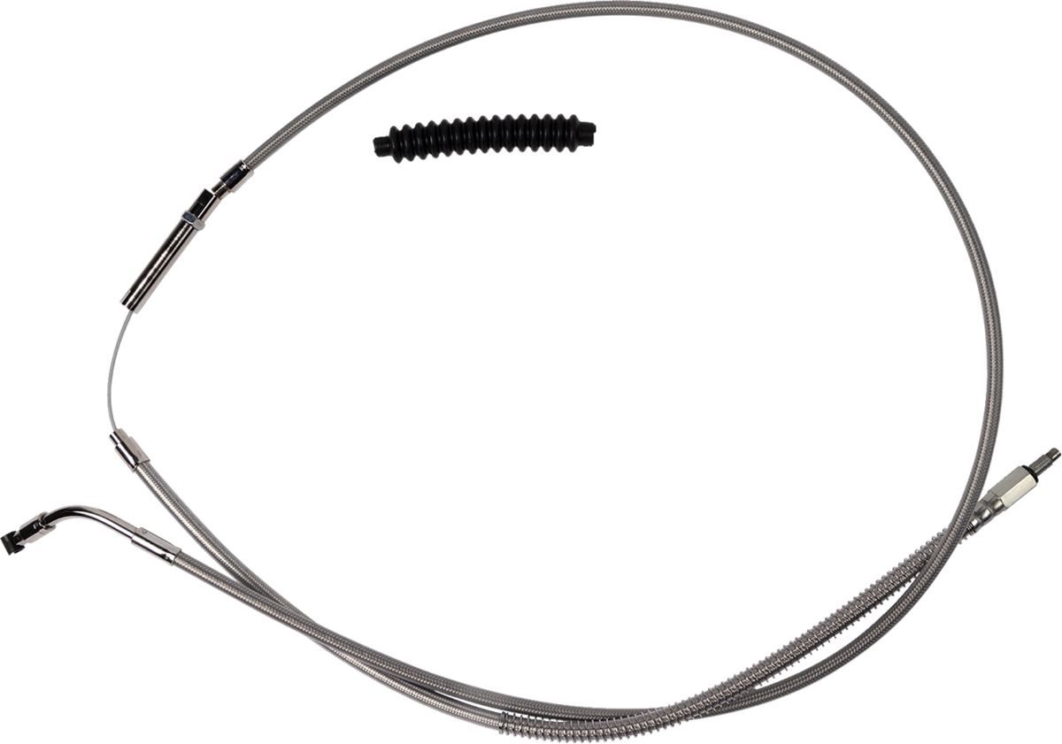 High-Efficiency Stainless Steel Clutch Cable For Harley-Davidson - +8" - '23-'24 FLTRXSE