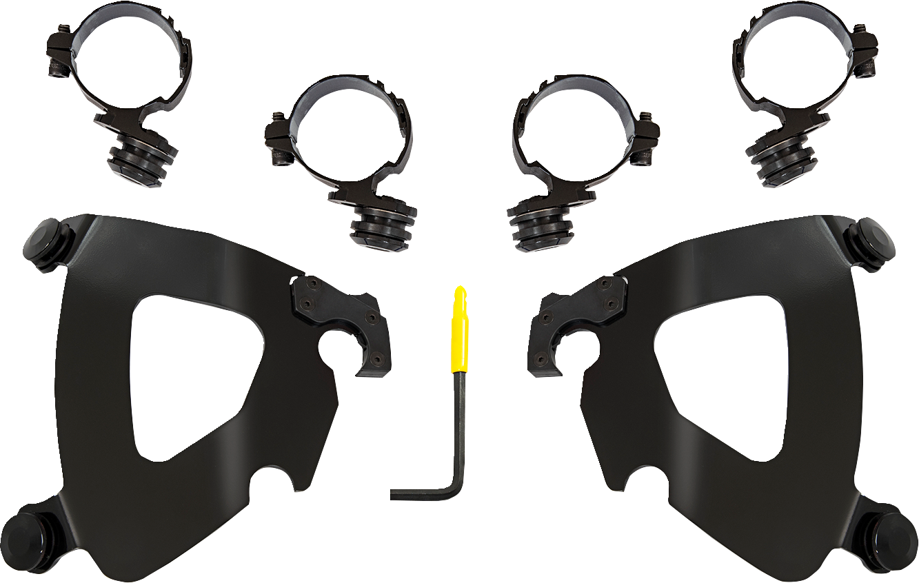 Gauntlet Mounting Kit - Black - Honda
