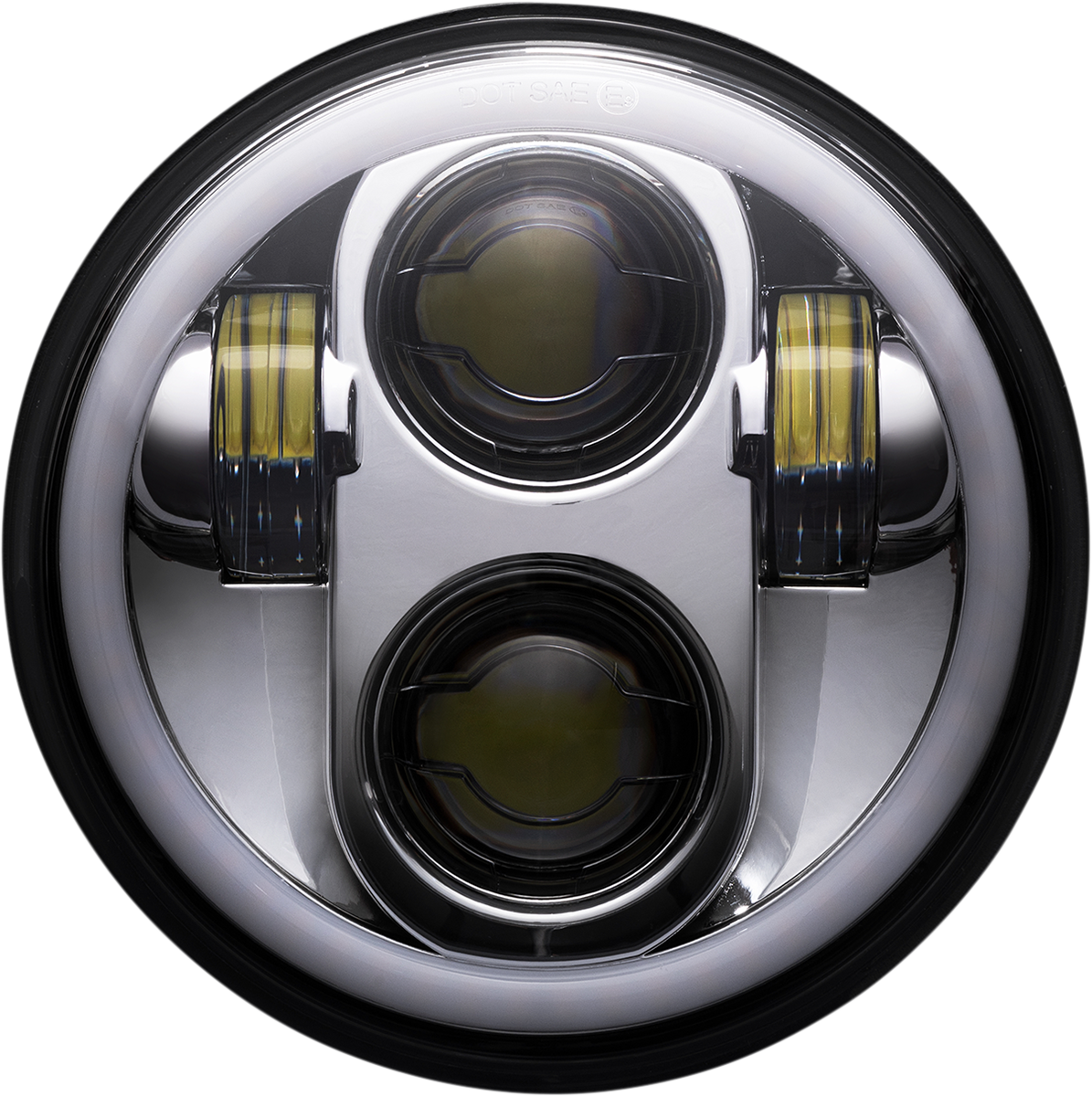 ProGLOW™ 5-3/4" Headlamp - With Mounting Ring - Chrome