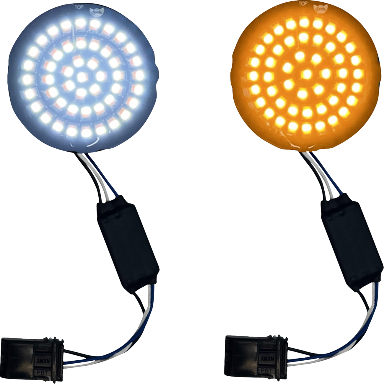 Genesis® 4 Front Turn Signals - Amber/White