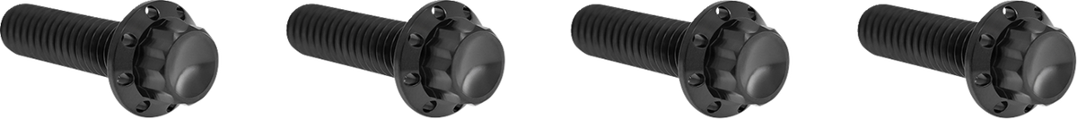 Bolt Kit - Transmission Top Cover - 12-Point - Titanium - Black