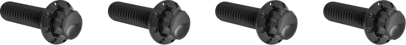 Bolt Kit - Transmission Top Cover - 12-Point - Titanium - Black