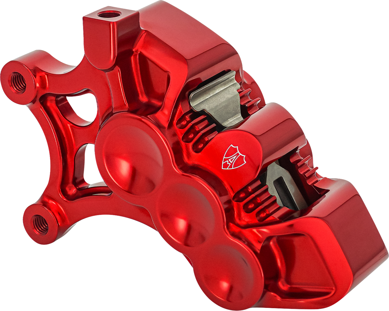 Monoblock Axial Brake Caliper - 14" - Left - Red