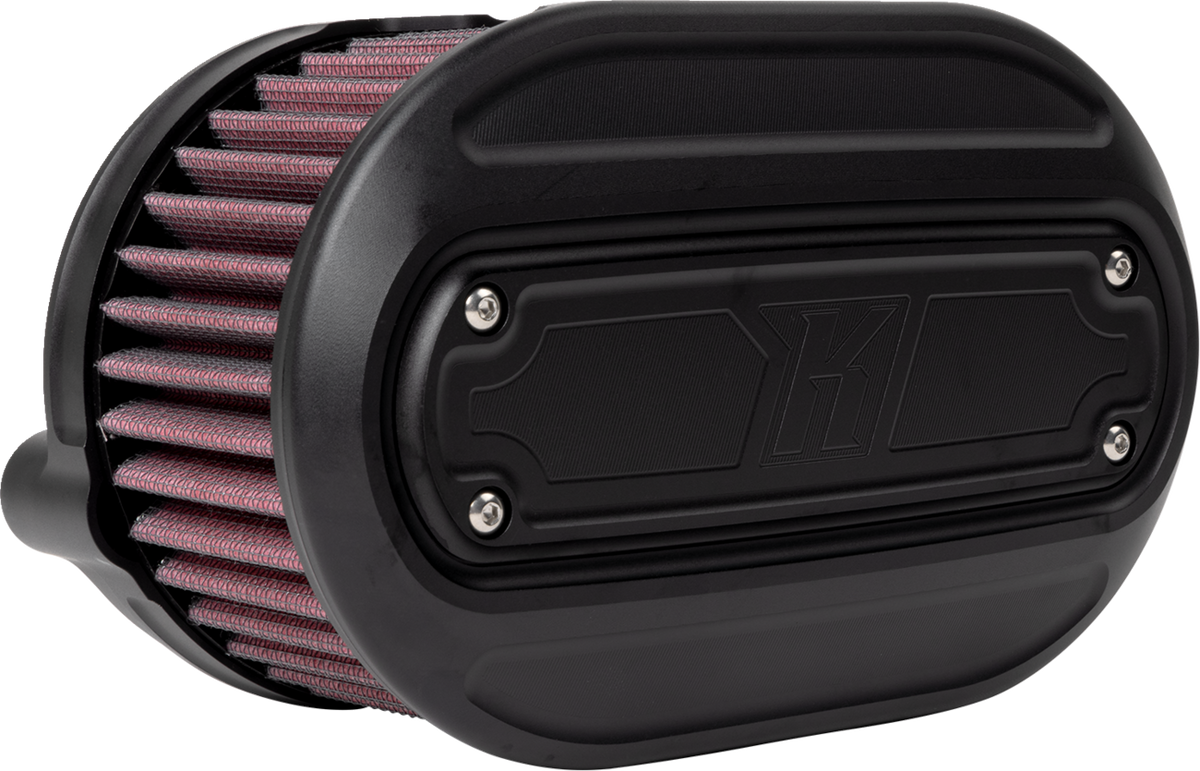 Oval Air Cleaner Kit - Black - M8