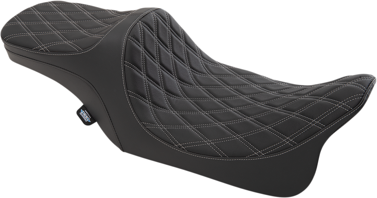 Predator III 2-Up Seat - Double Diamond - Silver Thread - FL '99-'07