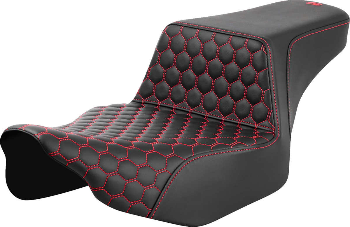 Step-Up Seat - Extended Reach - Front Honeycomb - Red Stitch - FL '23-'24