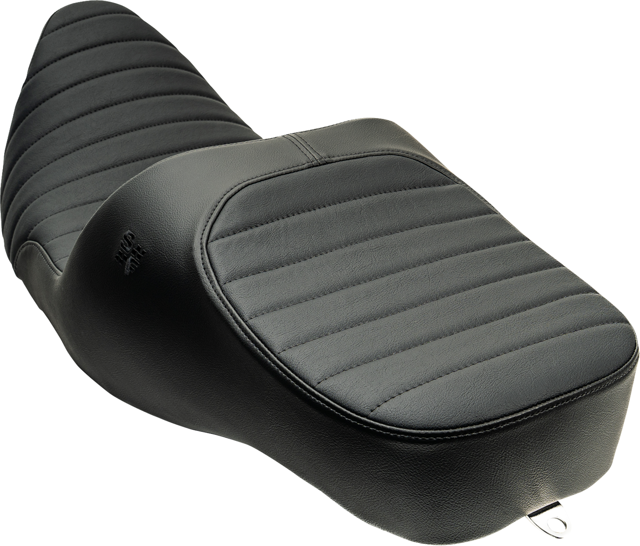 Chariot Seat - Black Classic Stitch - Black Logo - FLH/FLT '09-'23.5