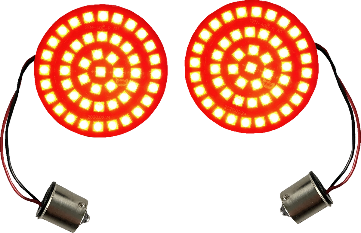 Turn Signal Insert - LED - Red - 1156