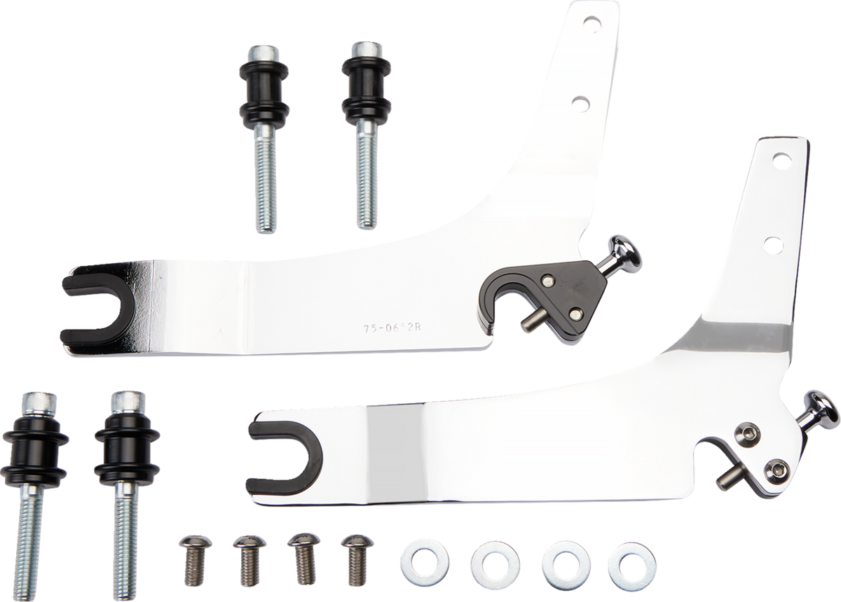 Backrest Kit - 11" - Chrome - FLHC/S
