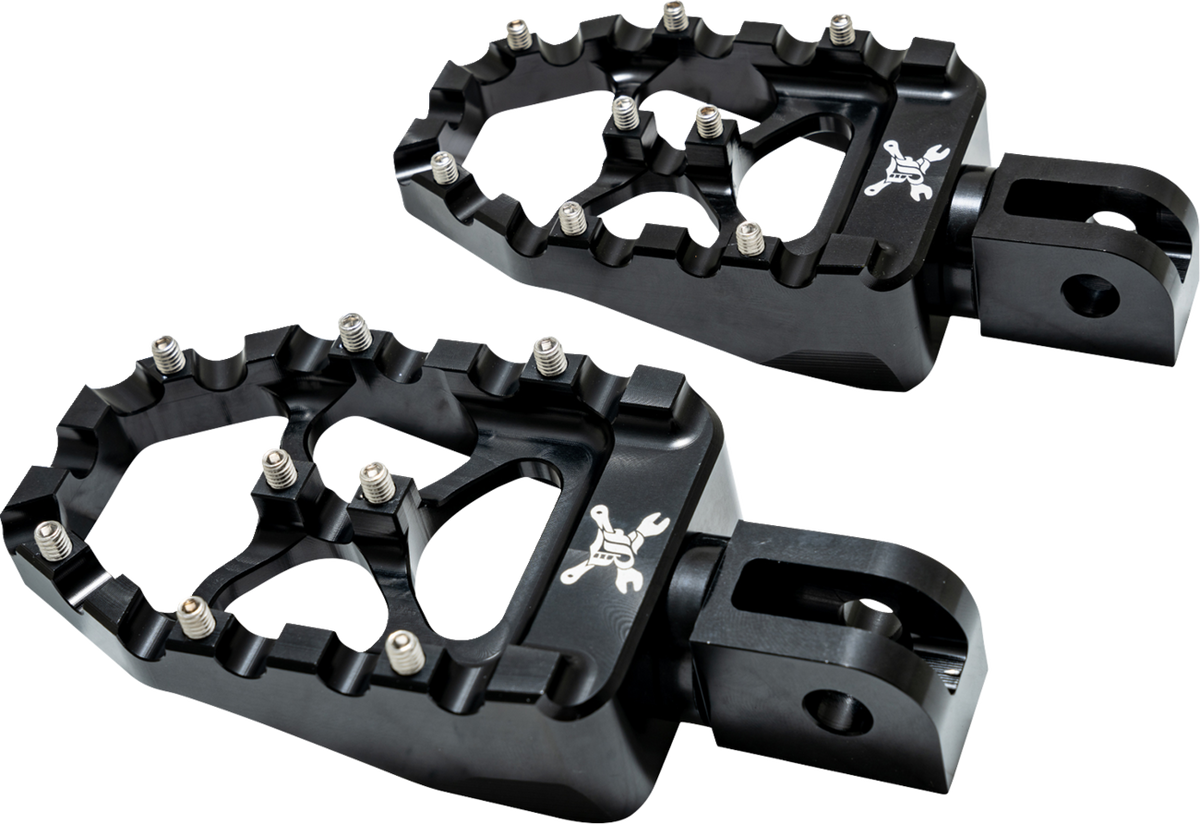 MX Evolution Passenger Pegs - Black - Softail