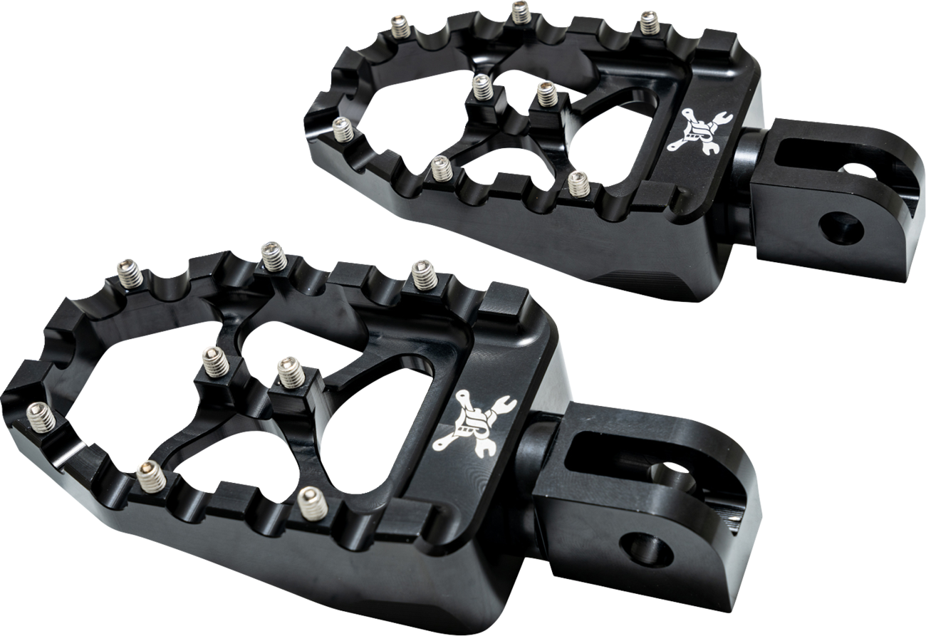 MX Evolution Passenger Pegs - Black - Softail