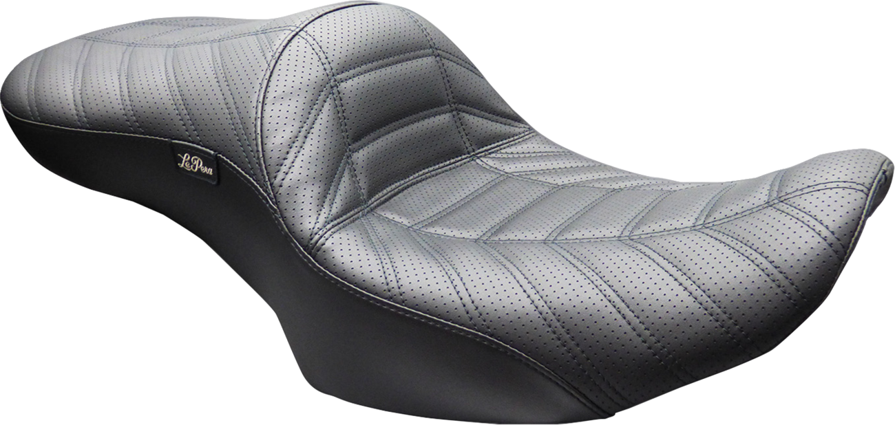 Maverick Seat - Without Backrest - Indy Stitch - Black - FLH/FLT '23-'26