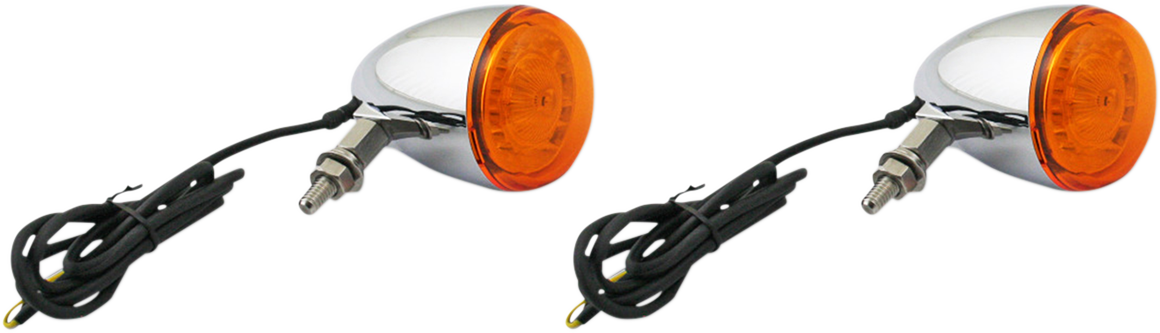 ProBEAM® Turn Signals - Chrome/Amber - Universal