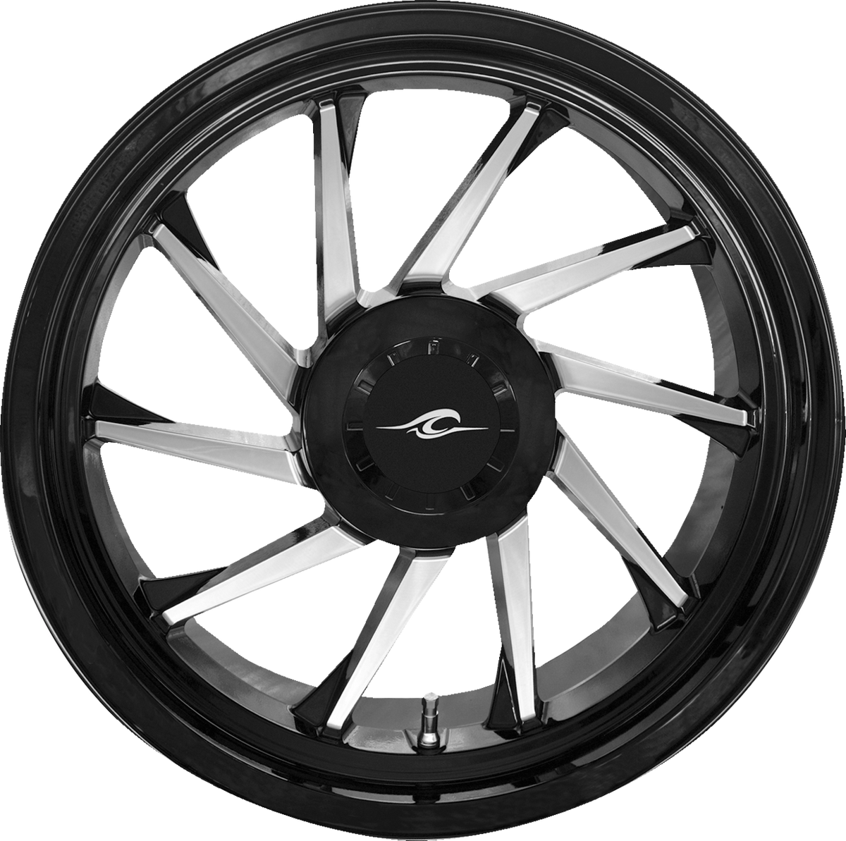 Wheel - Hurricane 3D - Rear Left - Black/Chrome - 18" - Trike