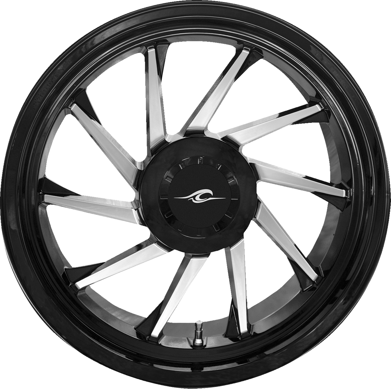 Wheel - Hurricane 3D - Rear Left - Black/Chrome - 18" - Trike