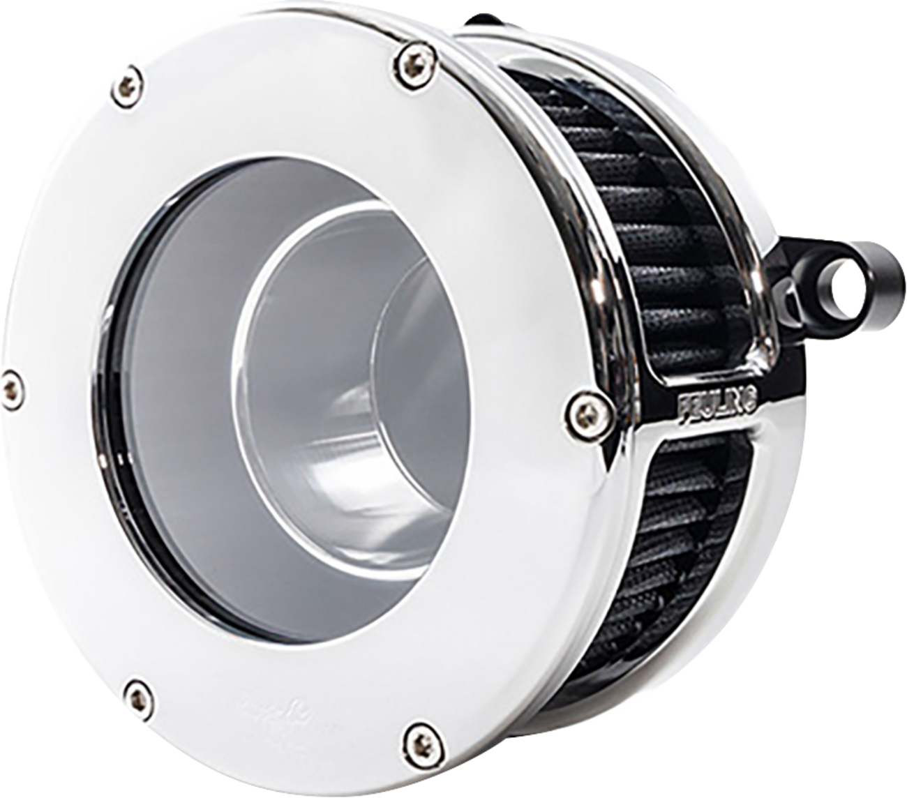 BA Air Cleaner Kit - Chrome/Clear With Black Filter - M8