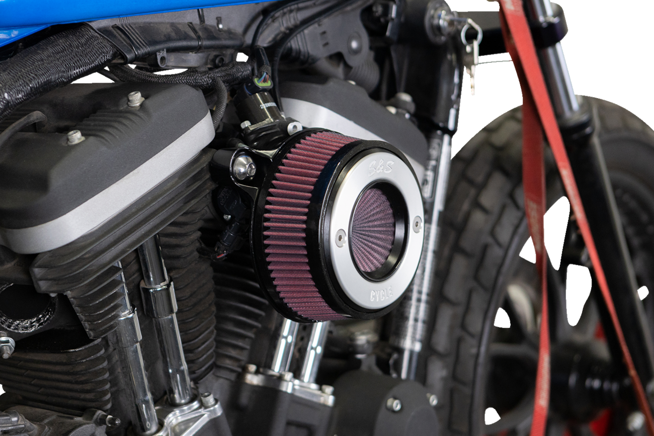 Air Stinger Stealth Air Cleaner Kit - Black Chrome Ring
