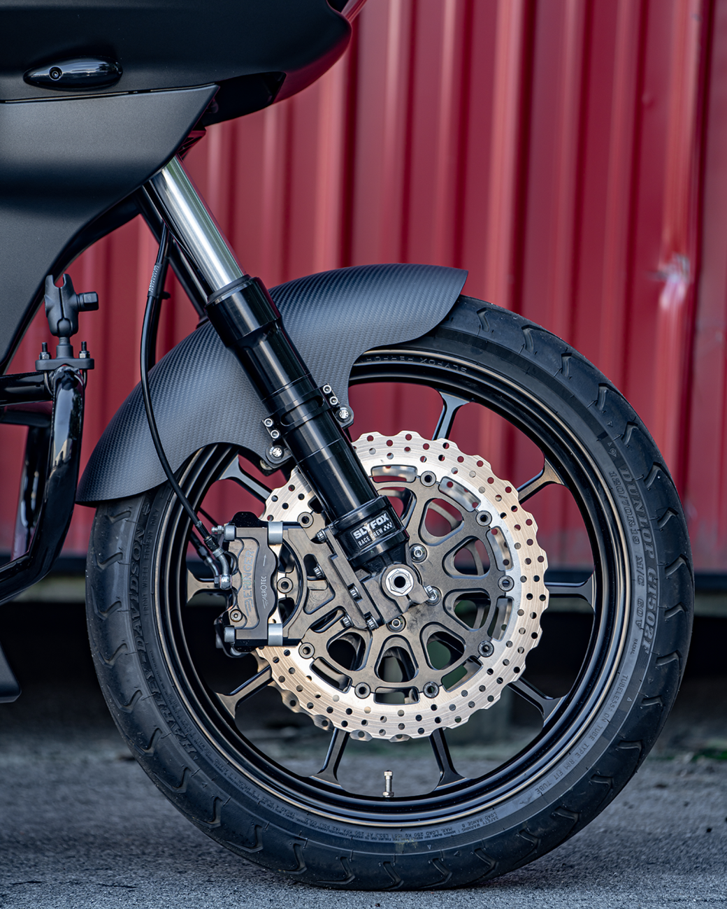 Wheel - Track Pro - Front - Dual Disc/With ABS - Black - 19x3