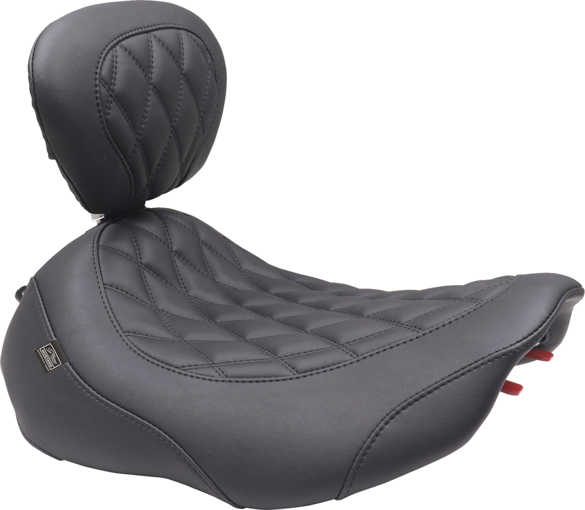 Wide Tripper™ Seat - Solo - Black Stitching - FLT/FLH '23-'25