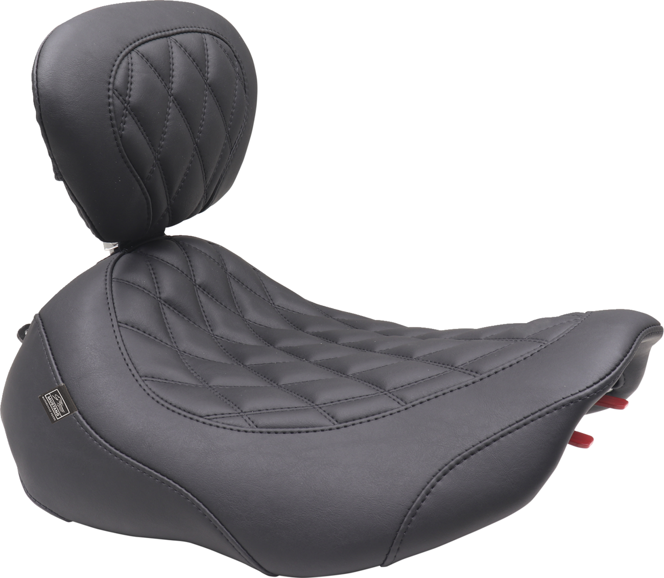 Wide Tripper™ Seat - Solo - Black Stitching - FLT/FLH '23-'25