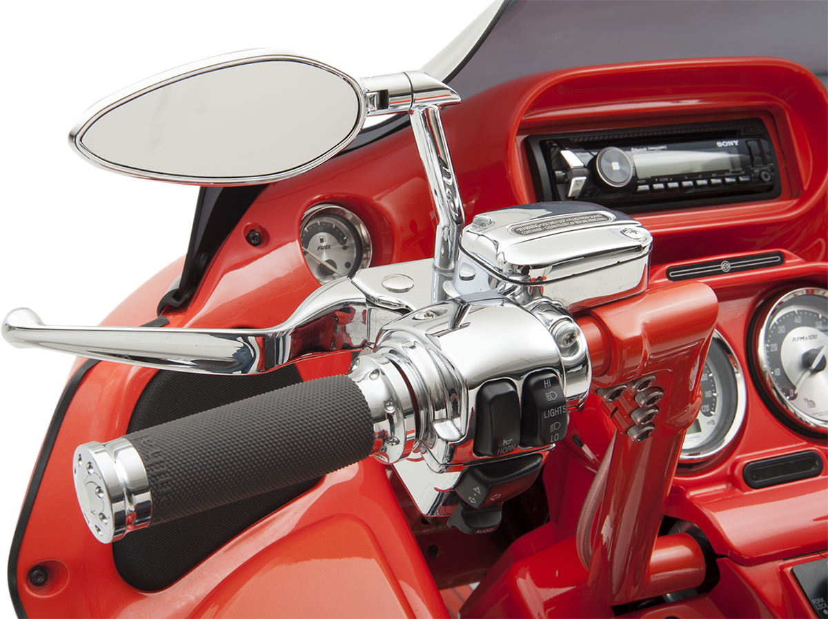 Mirror - Vision - Blade - Side View - Teardrop - Chrome - Left/Right