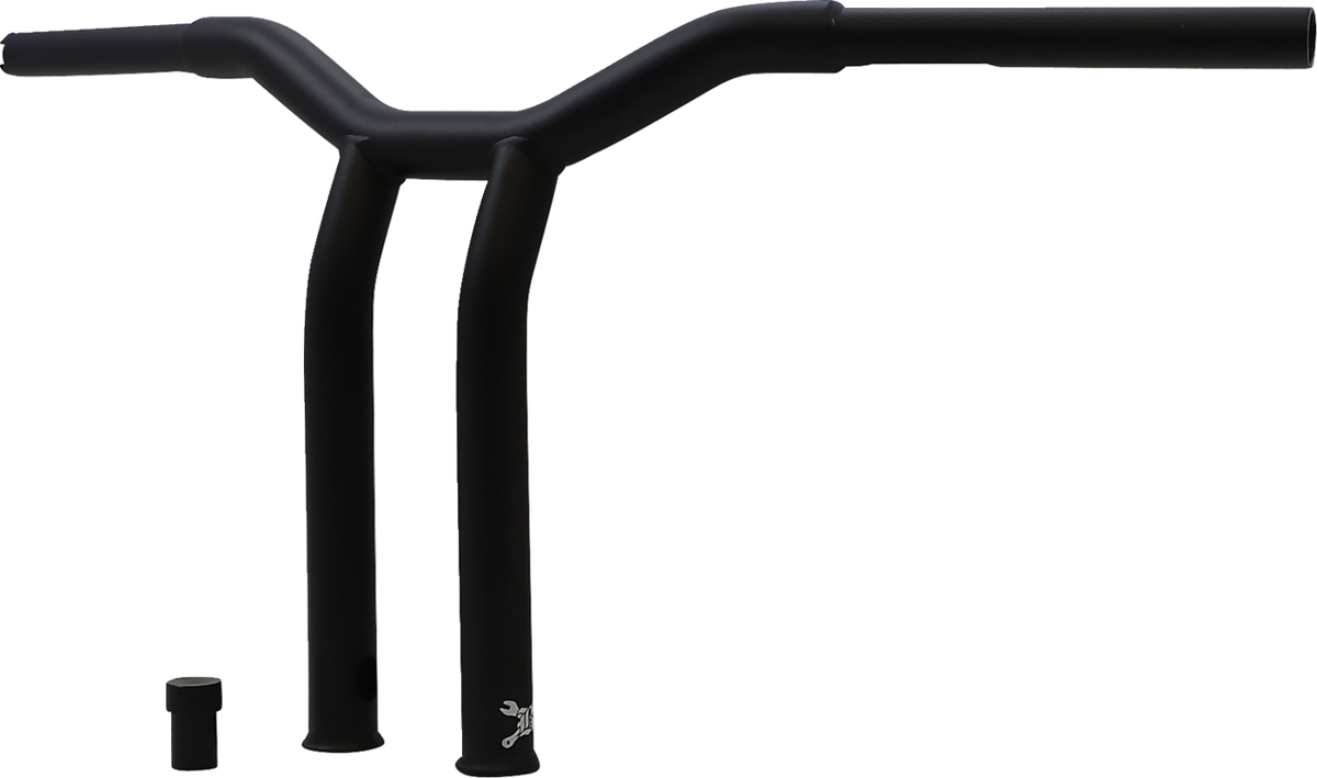 Dominator Handlebar - Raked - 12" - Matte Black