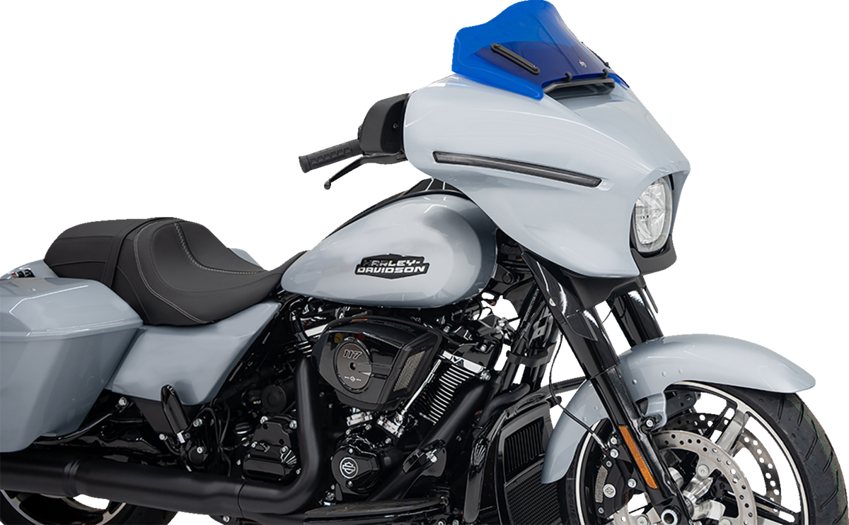 Kolor Flare® Windshield - 8" - Blue - '23-'25 FLHX