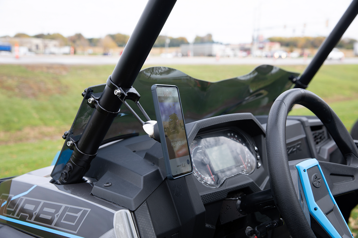 Roll Cage Phone Mount - Offset - 1-3/4"