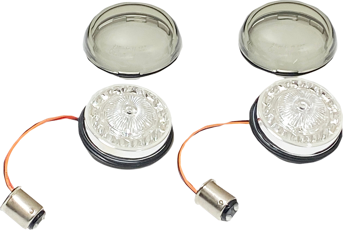 Turn Signal Insert - Red/Smoke