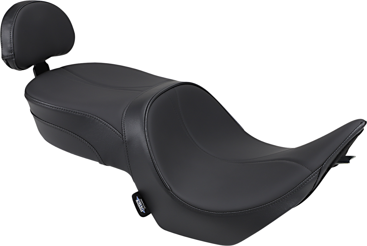 Low-Profile Touring Seat - Black - Passenger Backrest - Victory Hammer '05-'17