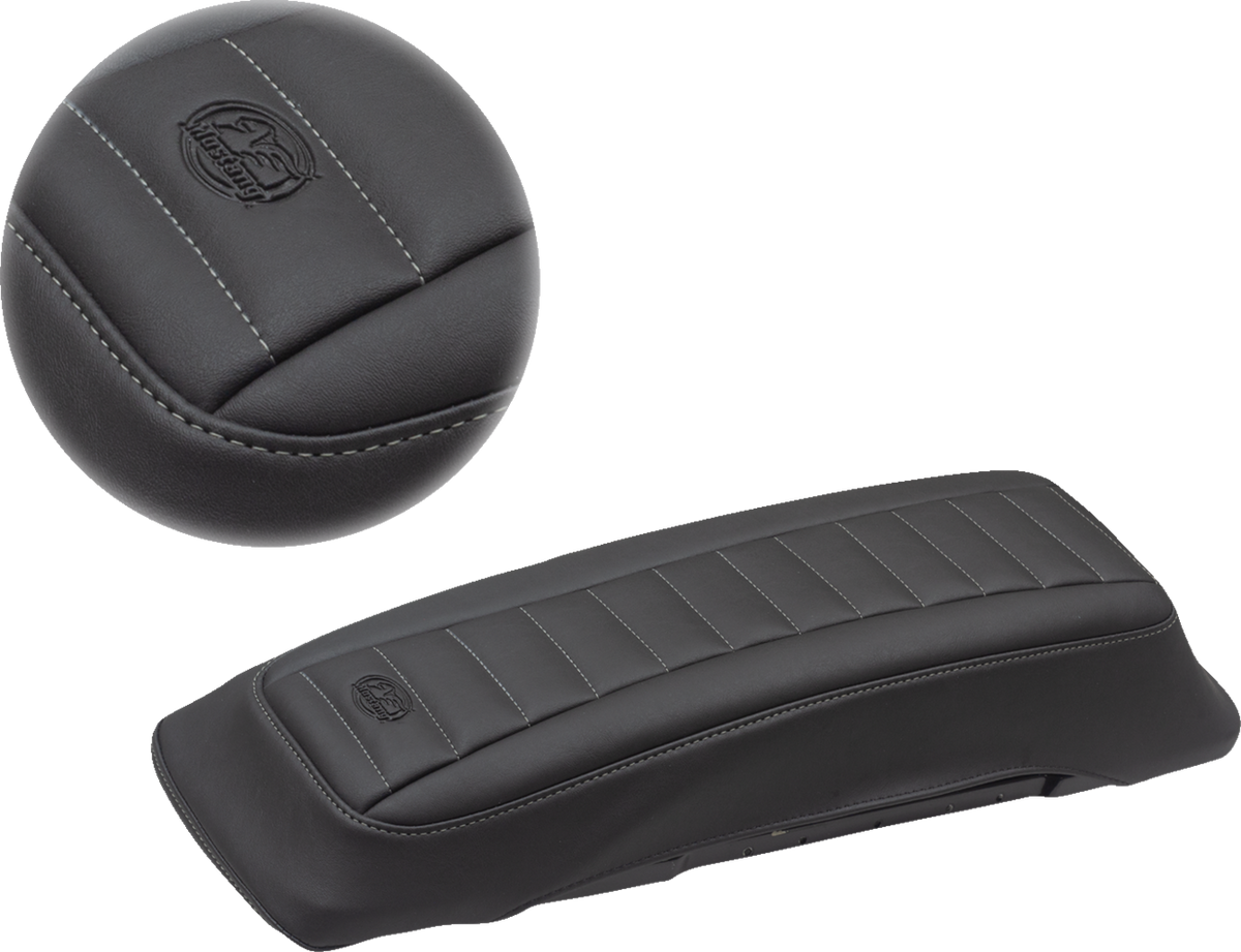 Saddlebag Lid Covers - Black/Gunmetal Gray - FL '93-'13
