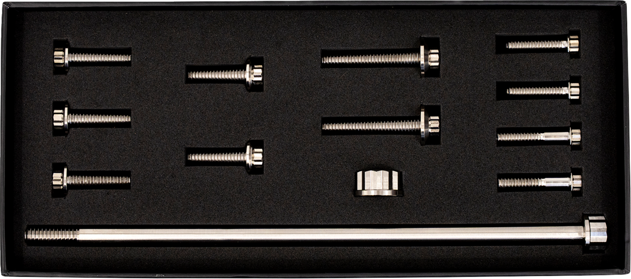 Bitchin' Bolts Hardware Kit - Titanium - M8 - Motor Mount