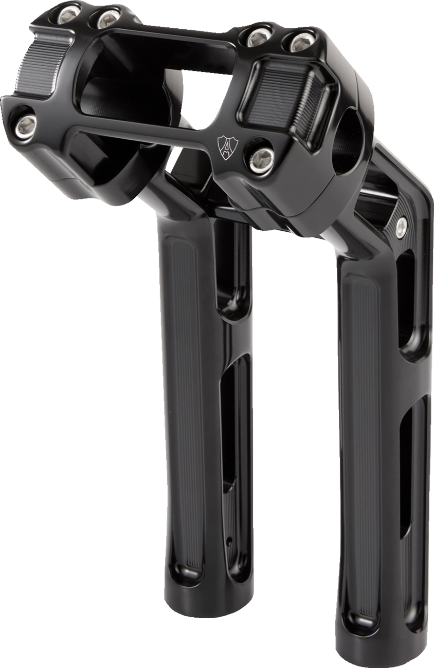 Wayback Risers - 10" - Softail - Black