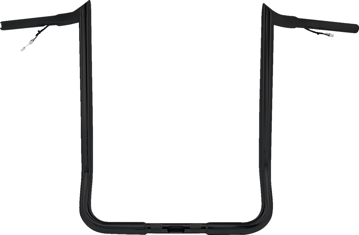 Pre-Wired Handlebar - Monkey Bar - 16" - Black