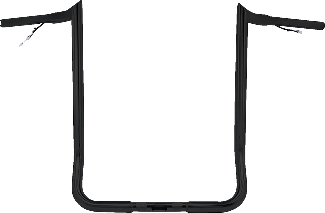 Pre-Wired Handlebar - Monkey Bar - 16" - Black