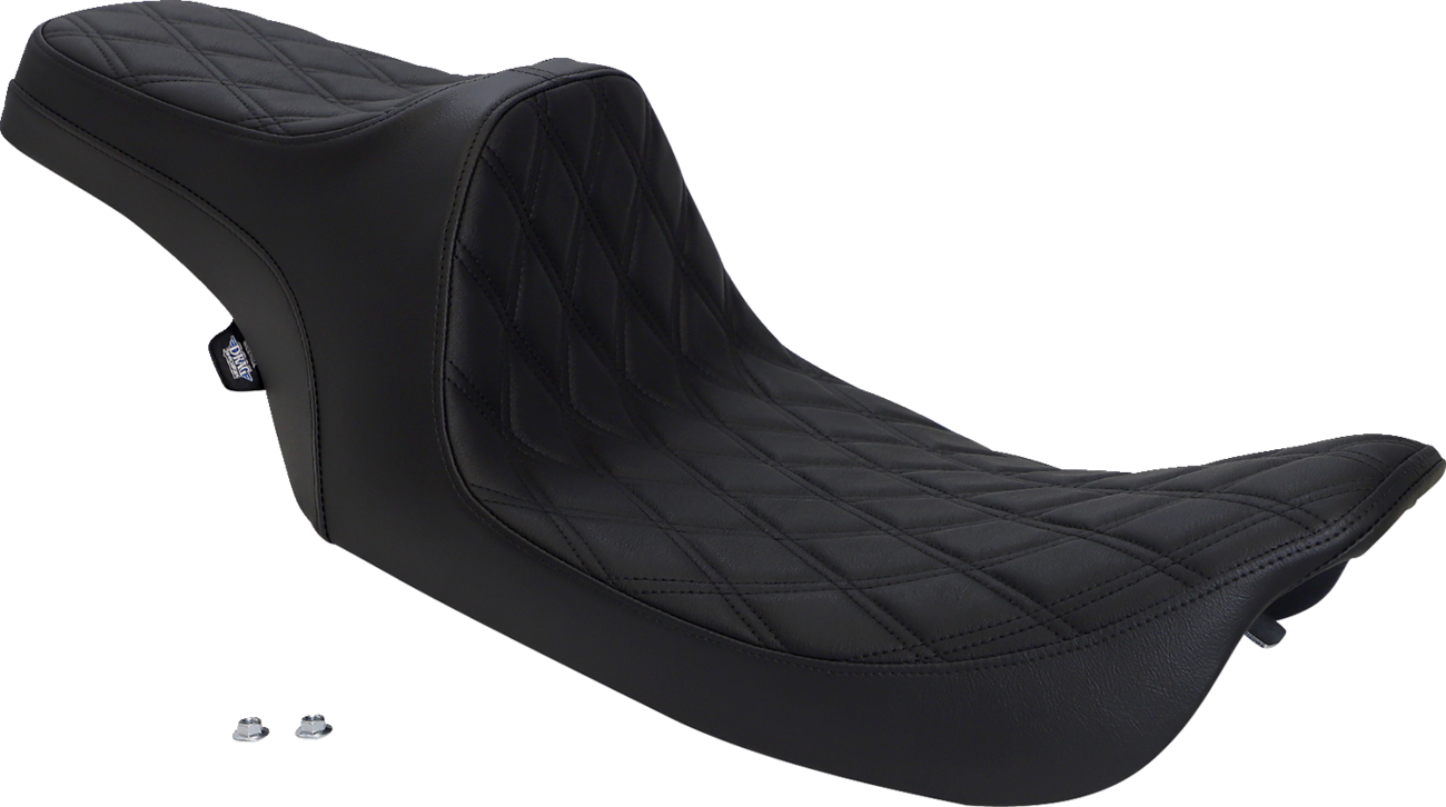 Predator III Seat - Double Diamond - Black Stitched - FLHR/FLHX '99-'07
