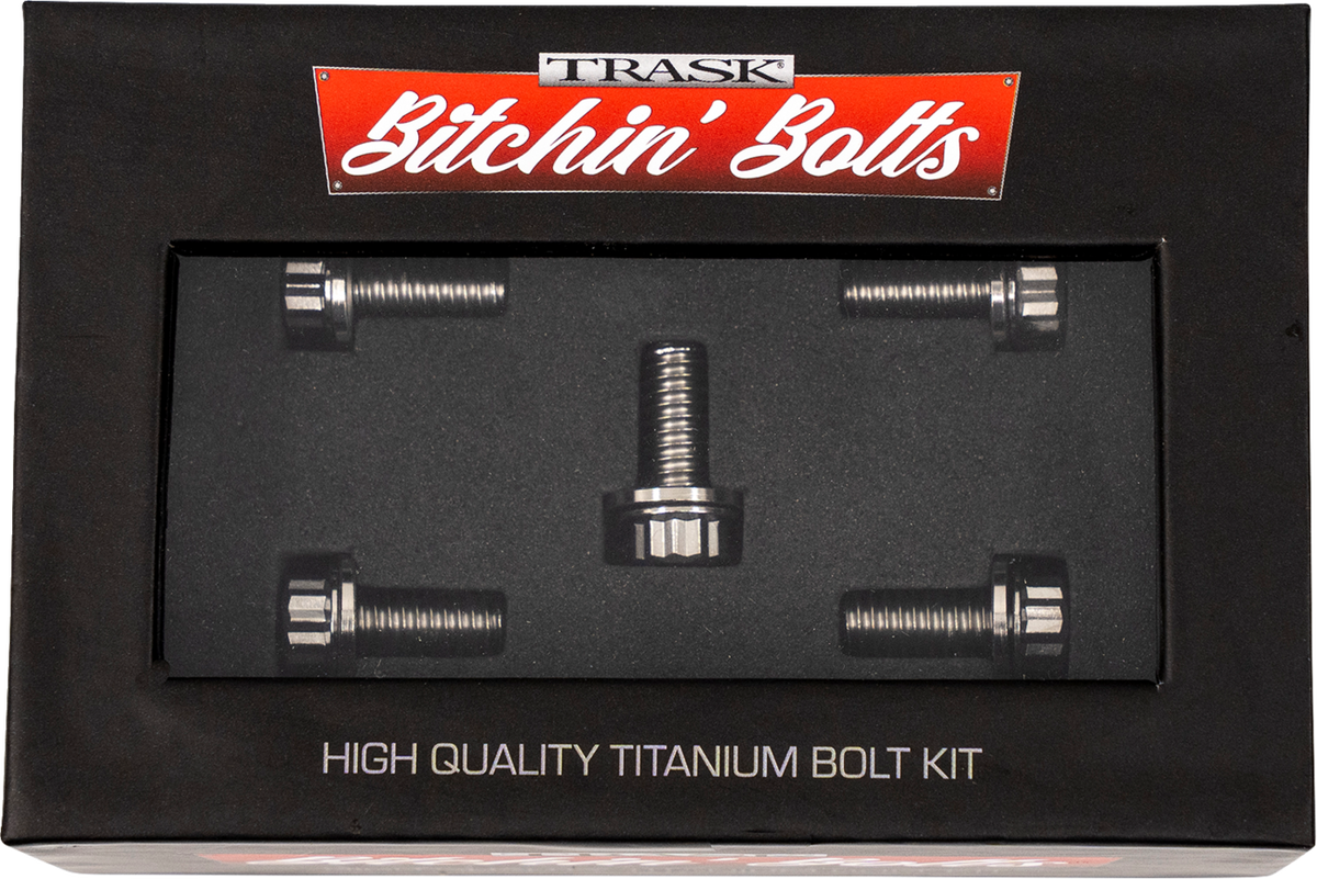 Bitchin' Bolts Hardware Kit - Titanium - M8 - Derby Cover