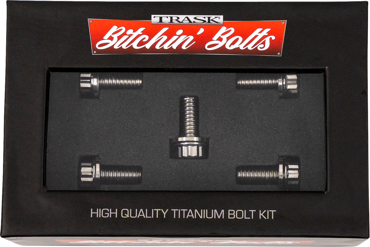 Bitchin' Bolts Hardware Kit - Titanium - M8 - Derby Cover