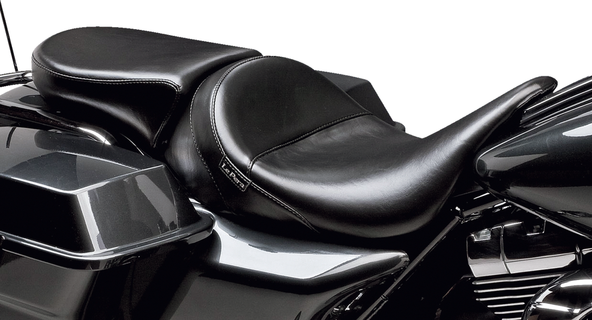 Aviator Pillion Pad - Narrow - Smooth - Black - FL '08-'23