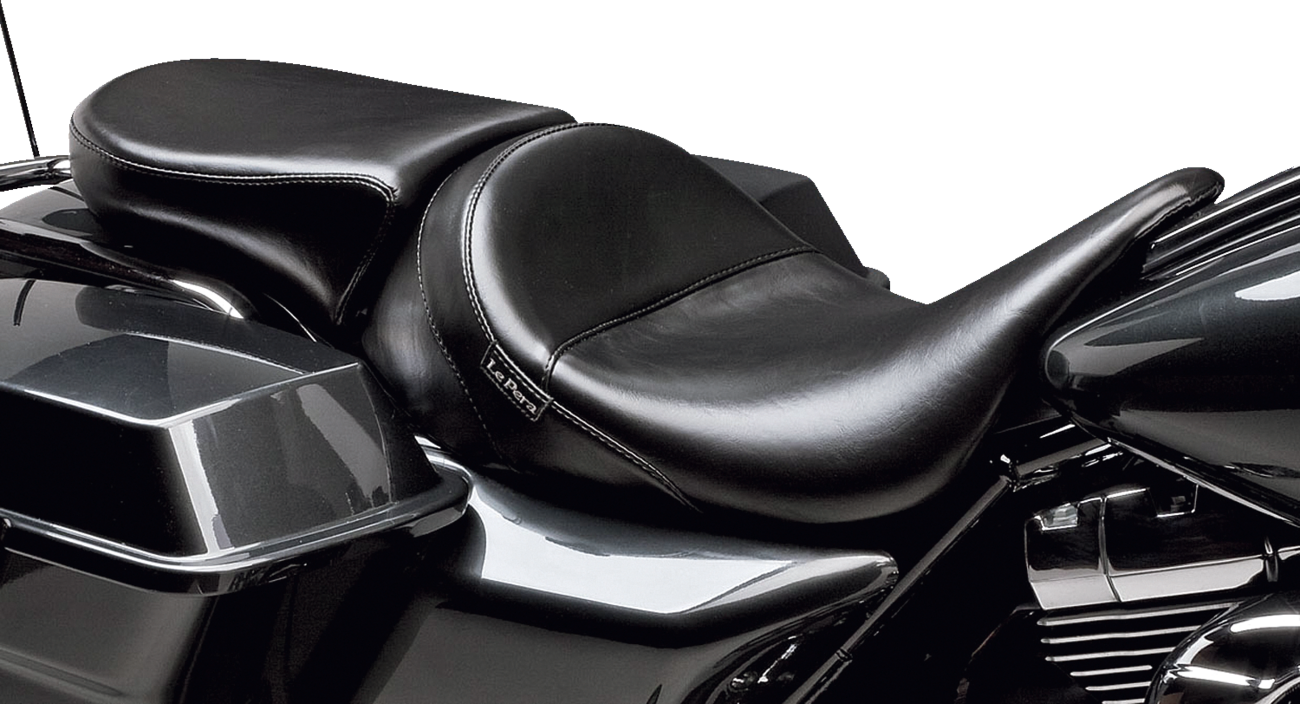 Aviator Pillion Pad - Narrow - Smooth - Black - FL '08-'23