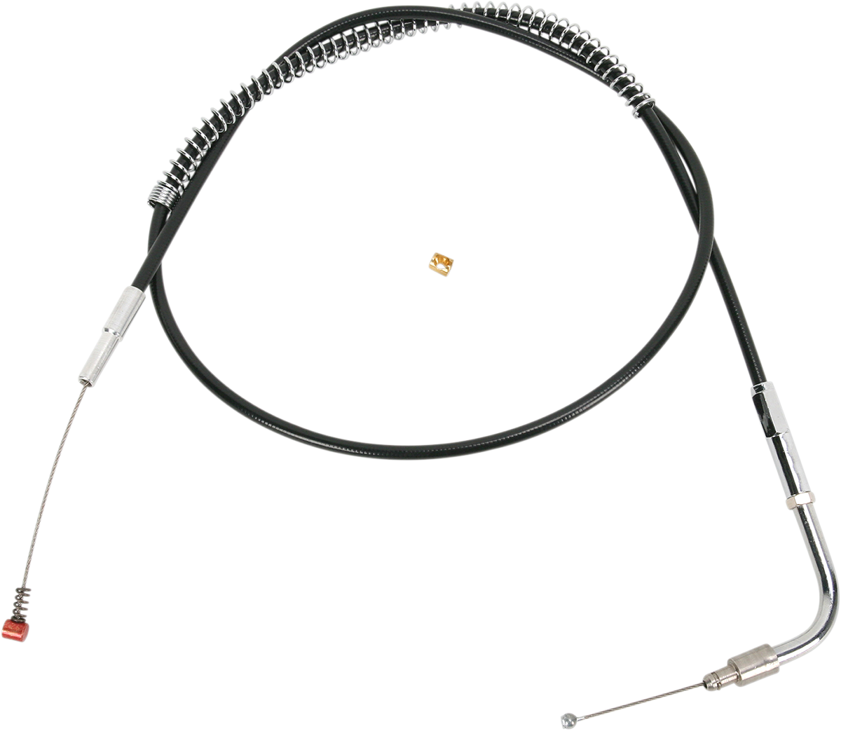 Black Vinyl Idle Cable - +3" Size - 33-1/2" Length