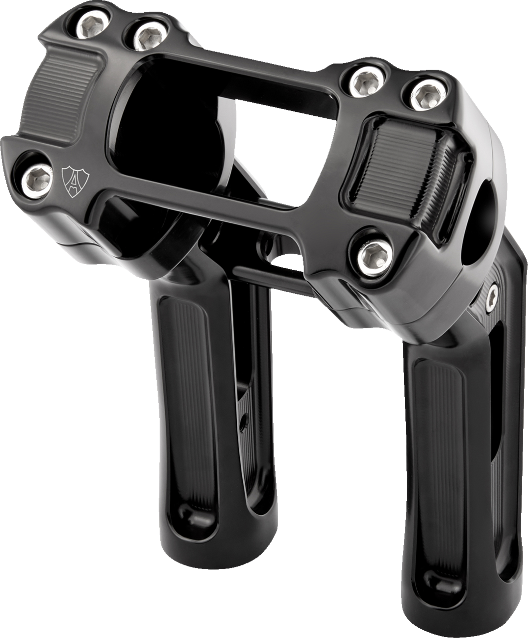 Method Kickback Handlebar Riser - Softail Gauge Cut-Out - 7" - Black
