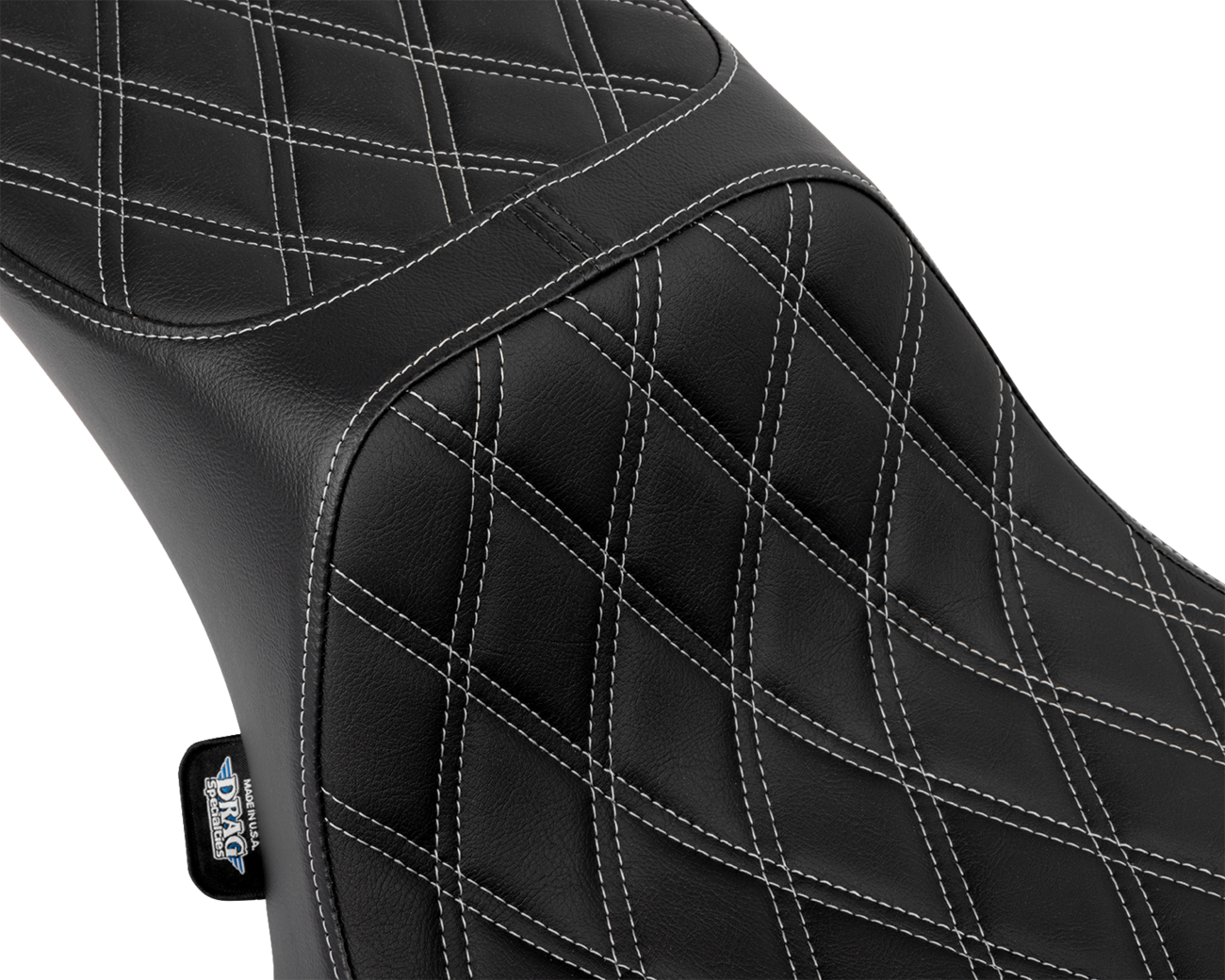 Performance Predator 2-Up Seat - Extended Reach - Vinyl - Silver Double Diamond Stitch