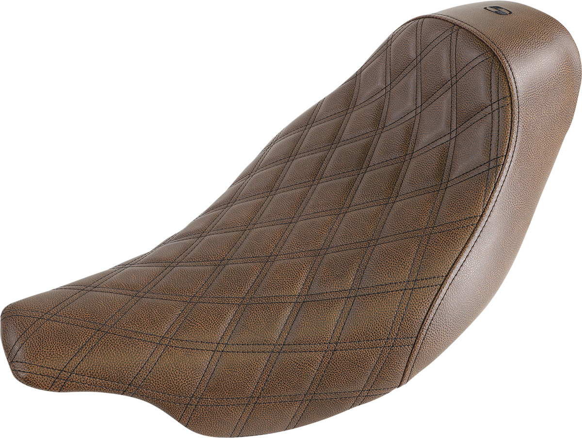Renegade™ Solo Seat - Lattice Stitched - Brown - FL '08-'24