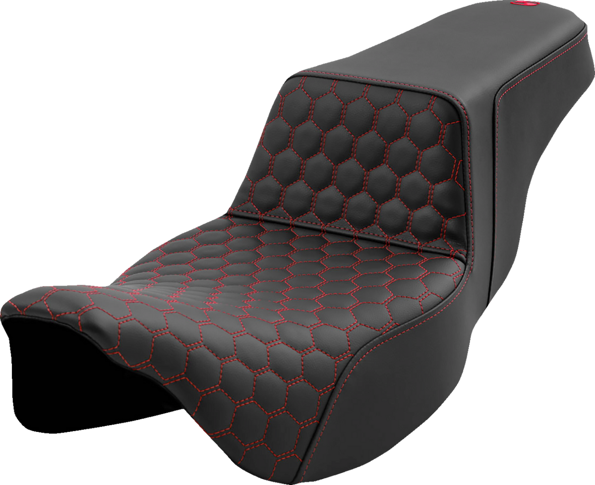 Step-Up Seat - Honeycomb - Extended Reach - Red Stitching - FL '08-'23