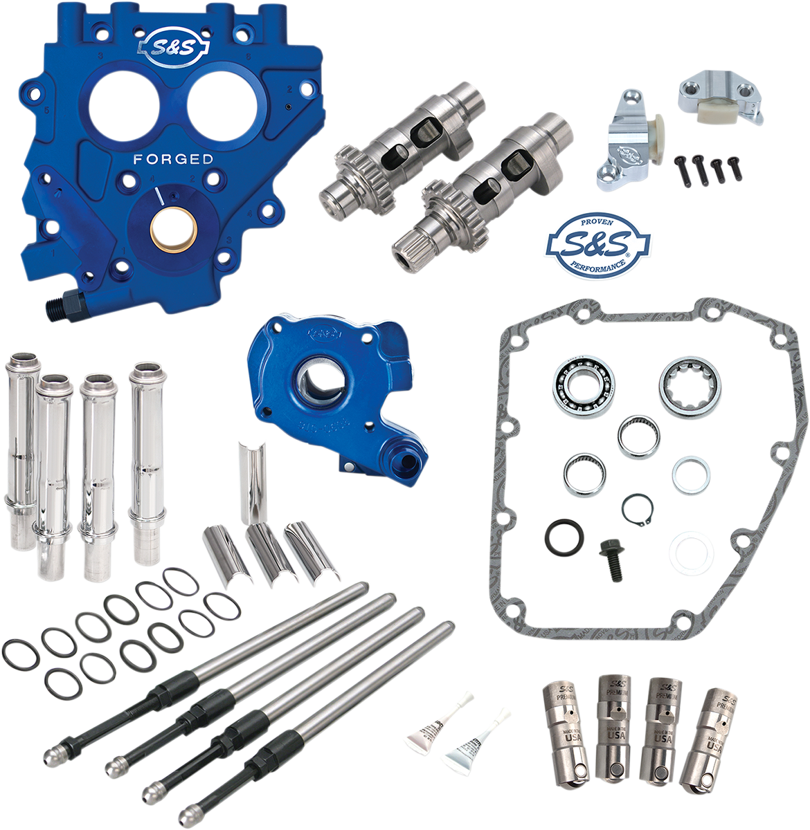 Cam Chest With Plate Kit - 585CE - Easy Start Cams - Twin Cam