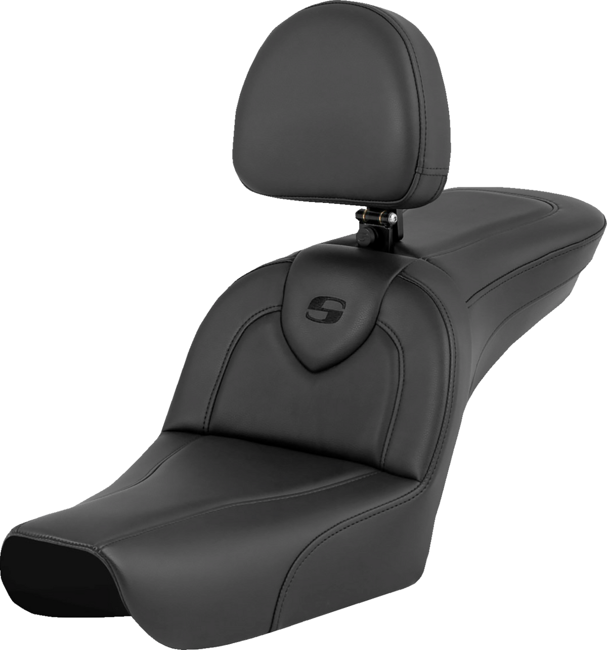 RoadSofa™ - Black - With Driver Backrest - FXDWG '04-'05