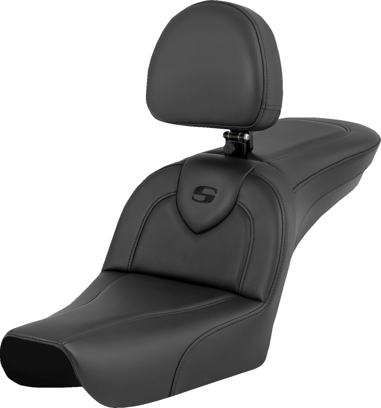 RoadSofa™ - Black - With Driver Backrest - FXDWG '04-'05