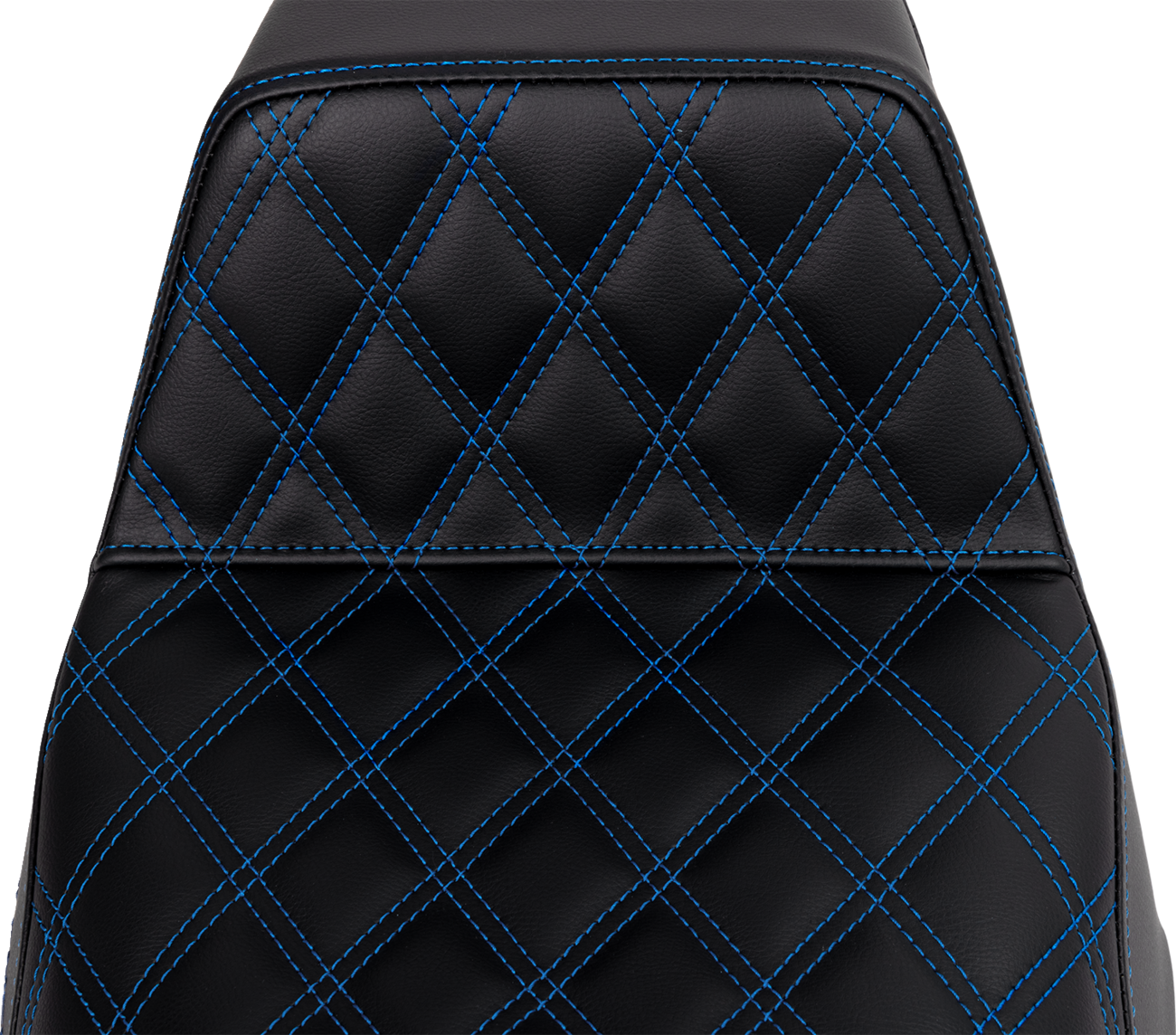 Step-Up Seat - Front Lattice Stitch - Blue Stitch - FLH/FLT '08-'23